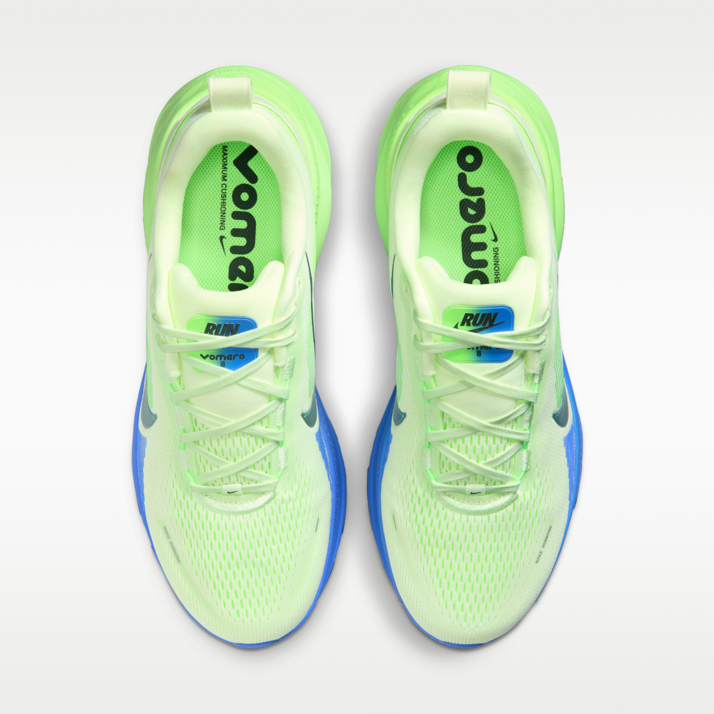 Nike Vomero 18 - Λευκό/Volt Tint/Sapphire/Black Spruce - 4