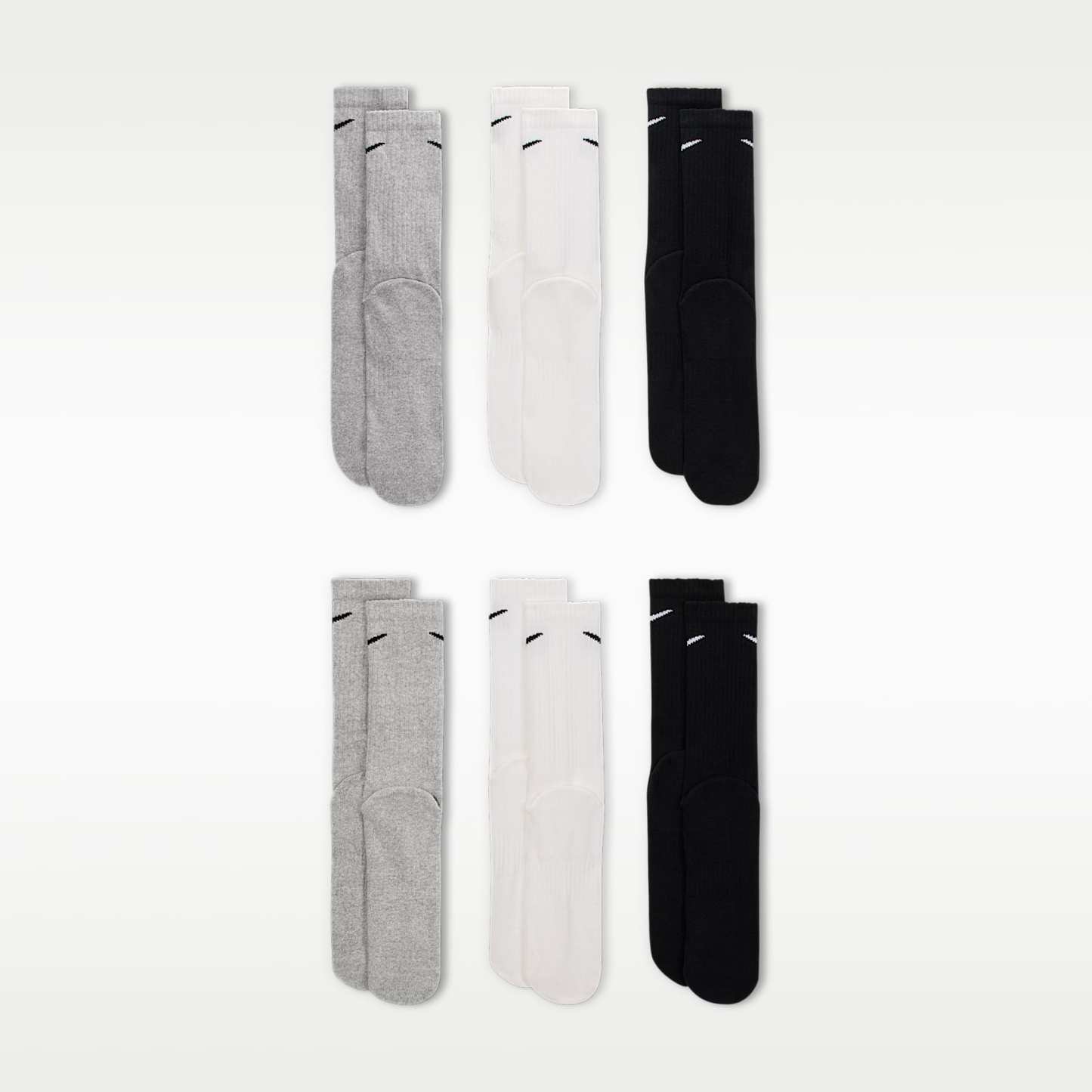Nike Everyday Cushioned - Nike Everyday Cushioned Crew-Trainingssocken (6 Paar)