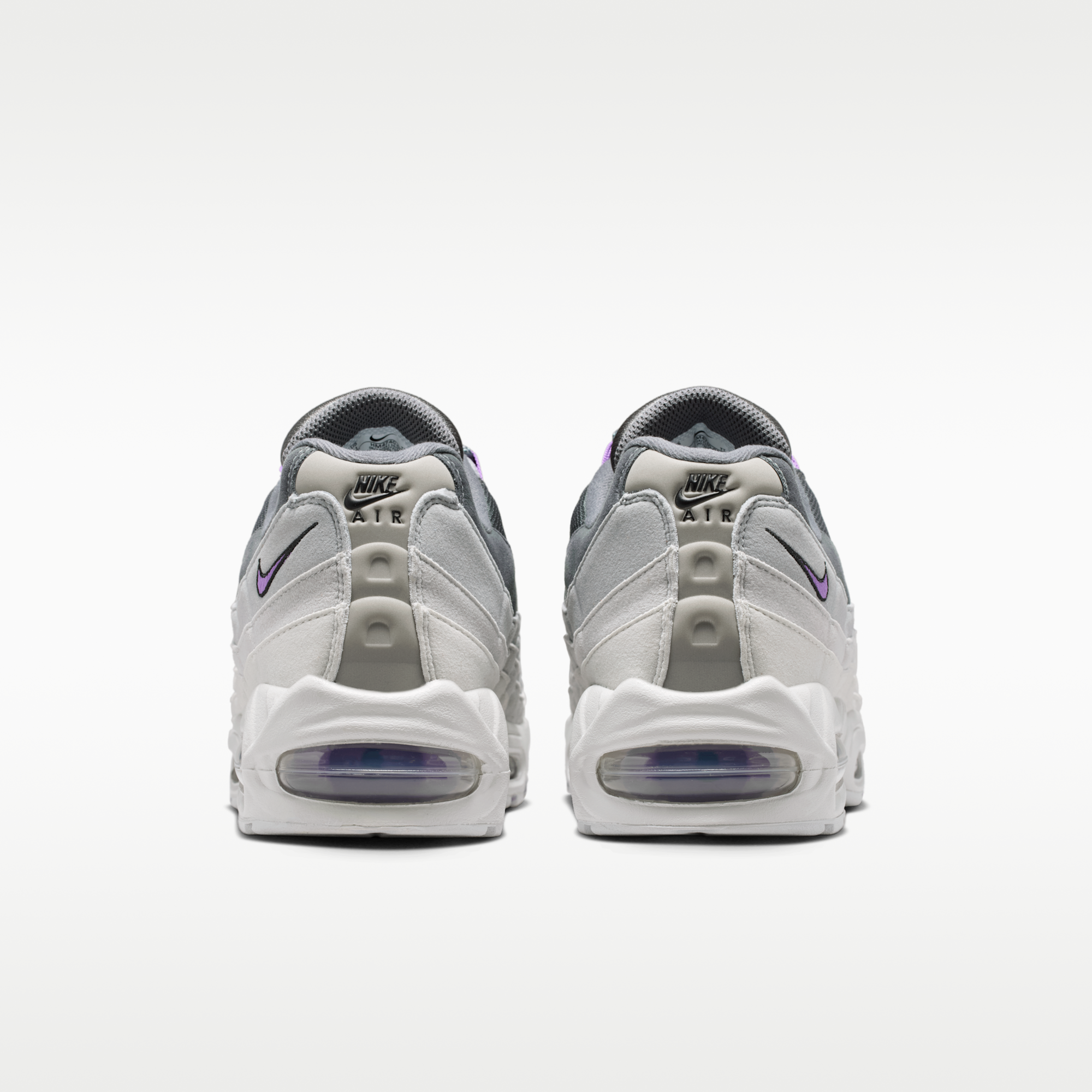 Nike Air Max 95 Big Bubble "OG" - Photon Dust/Dark Grey/Grey Fog/Bright Violet - 6