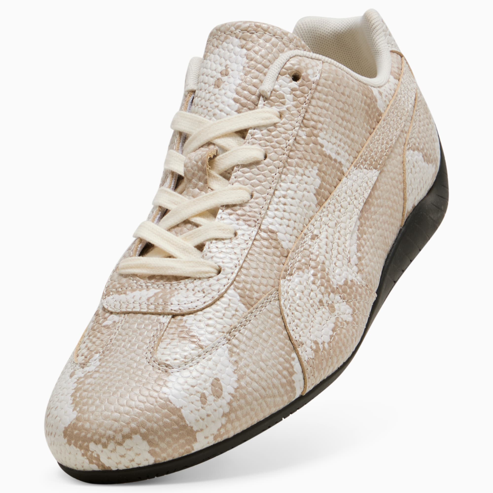 Speedcat Snake Print Sneakers Unisex - Silver Fog-Vapor Gray