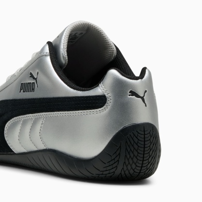 Speedcat Metallic Sneakers Unisex - PUMA Silver-PUMA Black