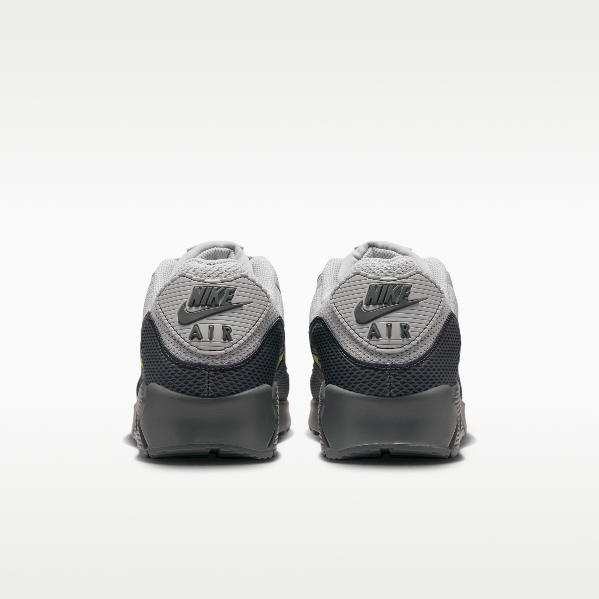 Nike Air Max 90 Premium - Light Smoke Grey/Smoke Grey/Volt/Iron Grey - 6