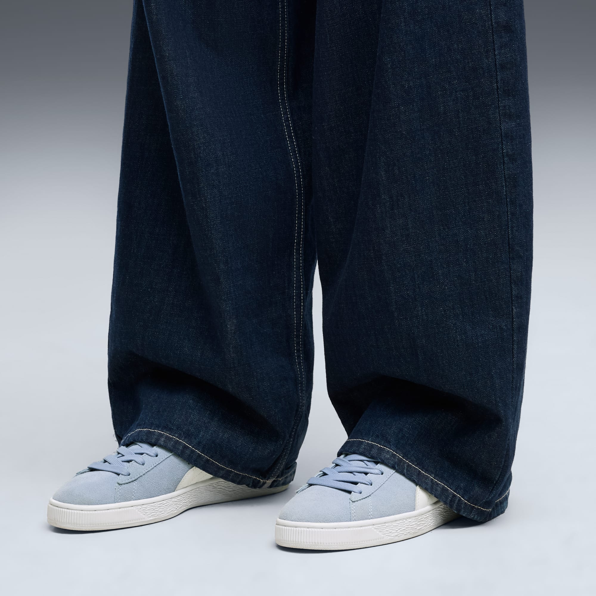 Suede Classic Sneakers Unisex - Chambray Blue-PUMA White
