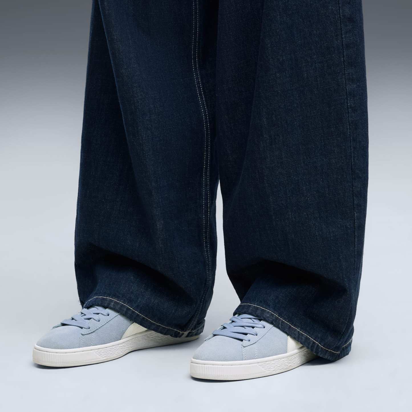 Suede Classic Sneakers Unisex - Chambray Blue-PUMA White