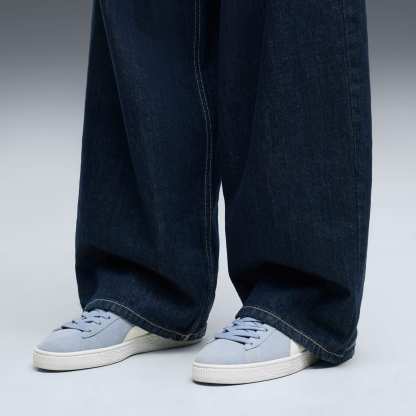 Suede Classic Sneakers Unisex - Chambray Blue-PUMA White