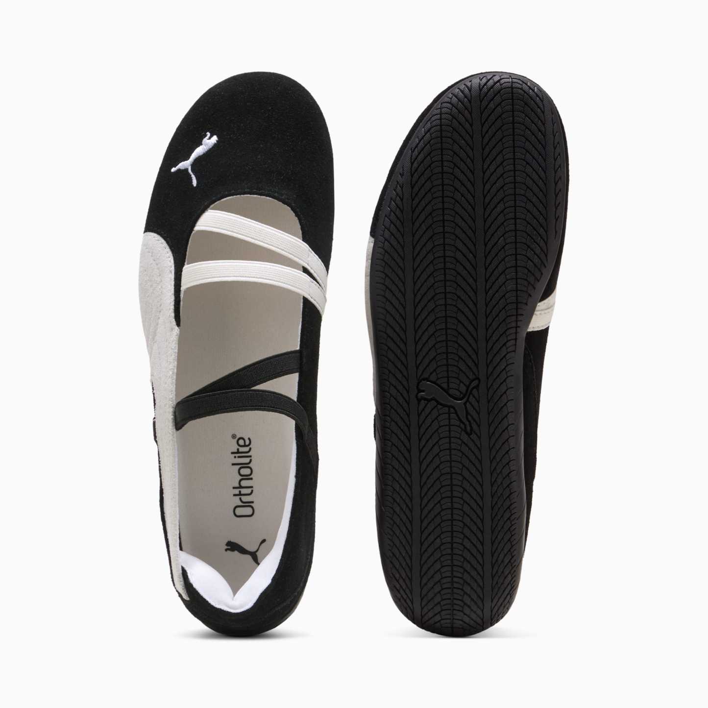 Speedcat Ballet Schuhe Damen - PUMA Black-PUMA White-Warm White