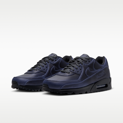 Nike Air Max 90 Premium - Dark Smoke Grey/University Blue/Dark Smoke Grey - 5