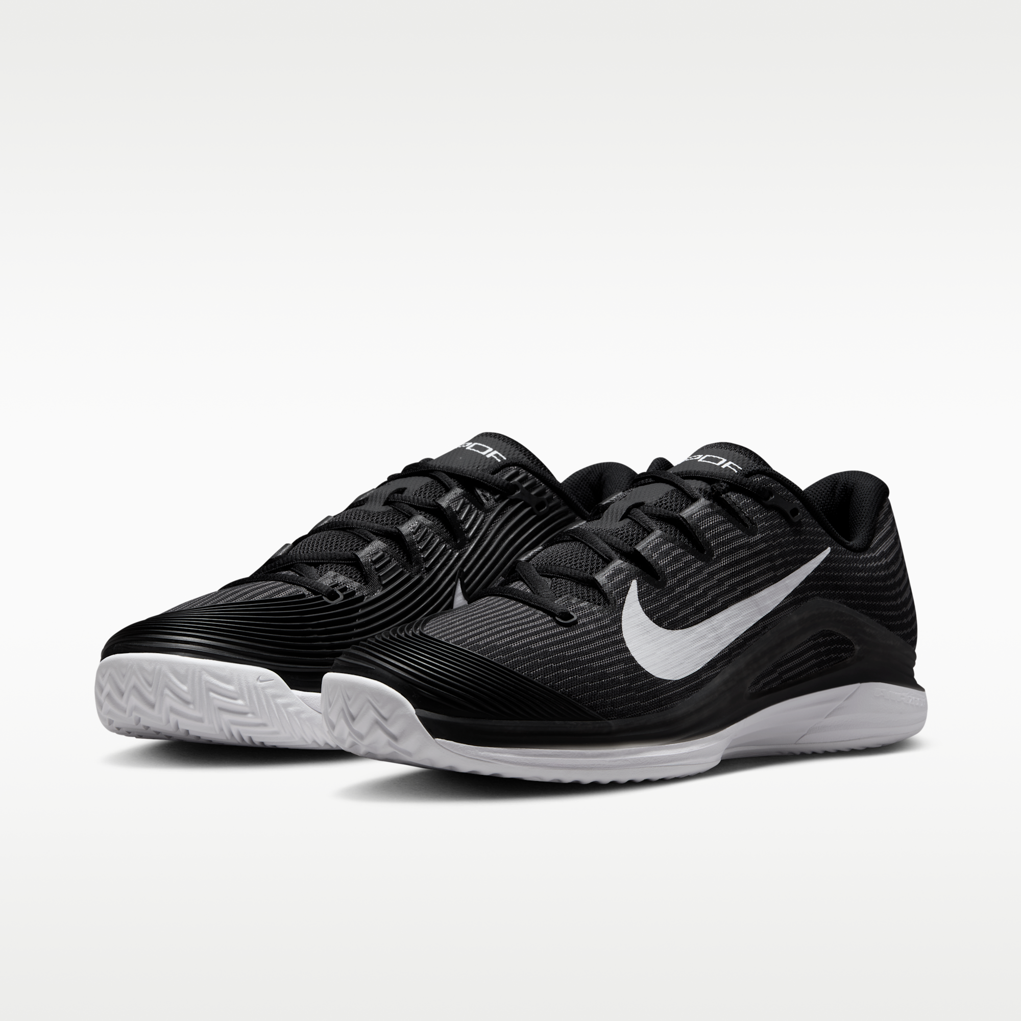 Nike Vapor 12 - Μαύρο/Dark Smoke Grey/Λευκό - 5