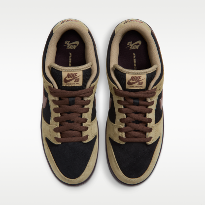 Nike SB Dunk Low Pro - Filbert/Μαύρο/Burgundy Ash/Light Chocolate - 4