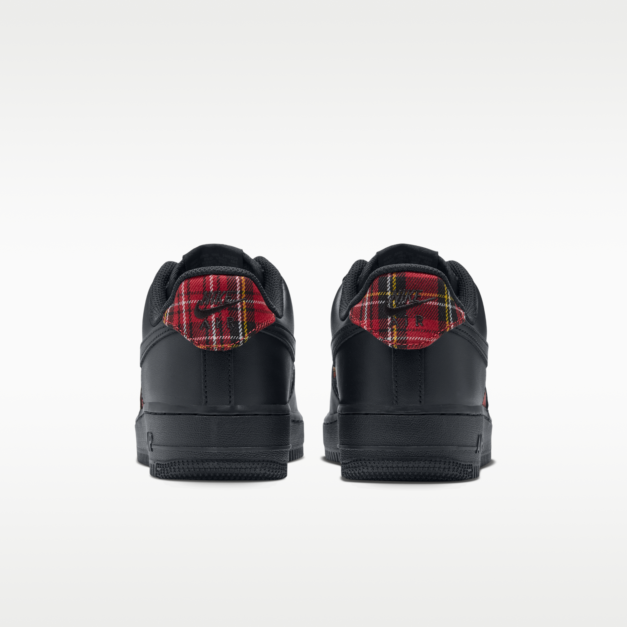 Nike Air Force 1 '07 "Plaid" - Μαύρο/Tough Red/Λευκό/Μαύρο - 6
