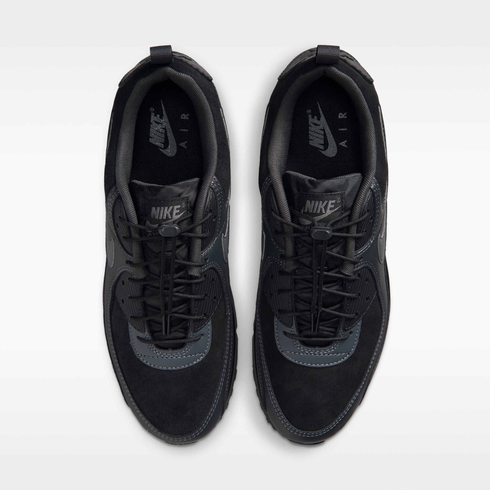 Nike Air Max 90 - Μαύρο/Anthracite/Dark Smoke Grey/Iron Grey - 4