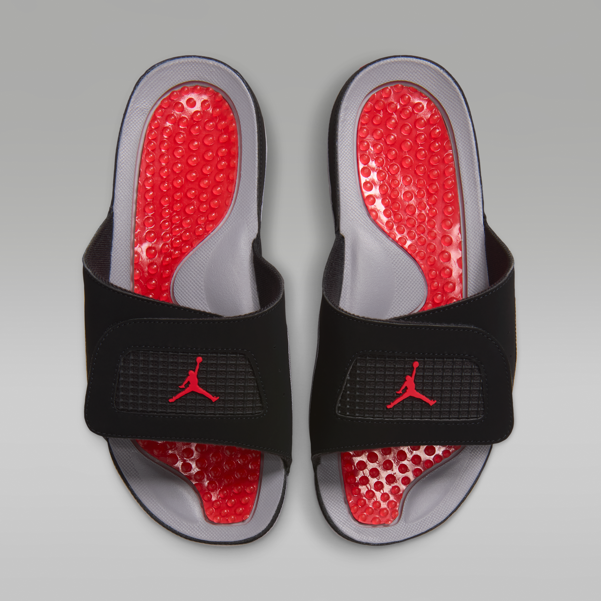 Jordan Hydro 4 Retro - Μαύρο/Cement Grey/Fire Red - 5