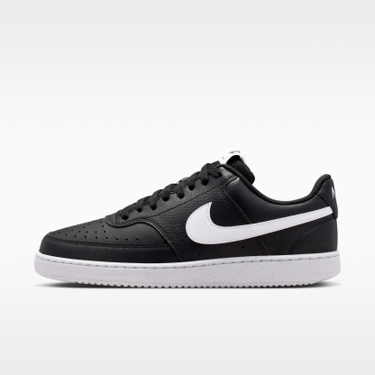 Nike Court Vision Low Next Nature - Μαύρο/Μαύρο/Λευκό - 1