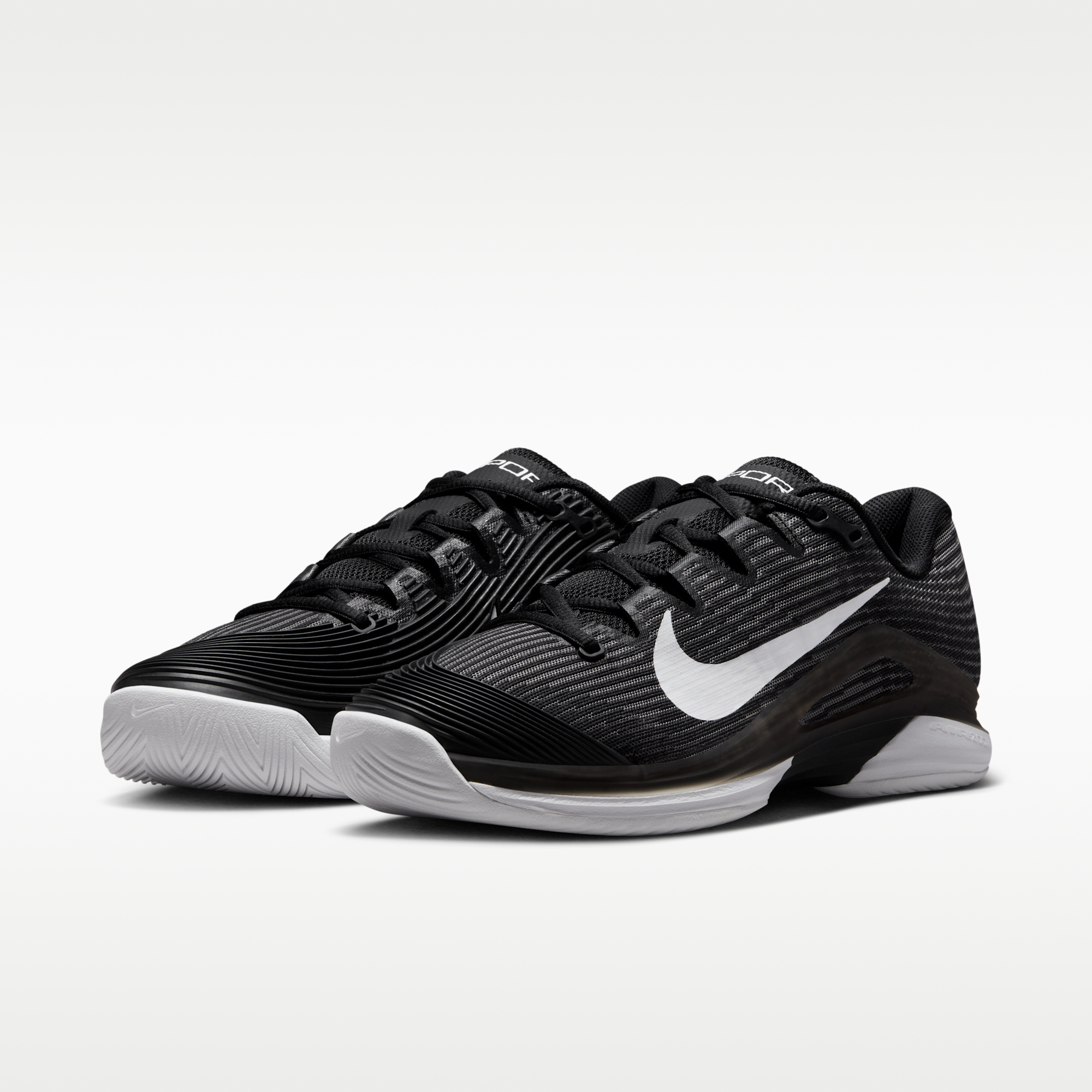 Nike Vapor 12 - Μαύρο/Dark Smoke Grey/Λευκό - 5