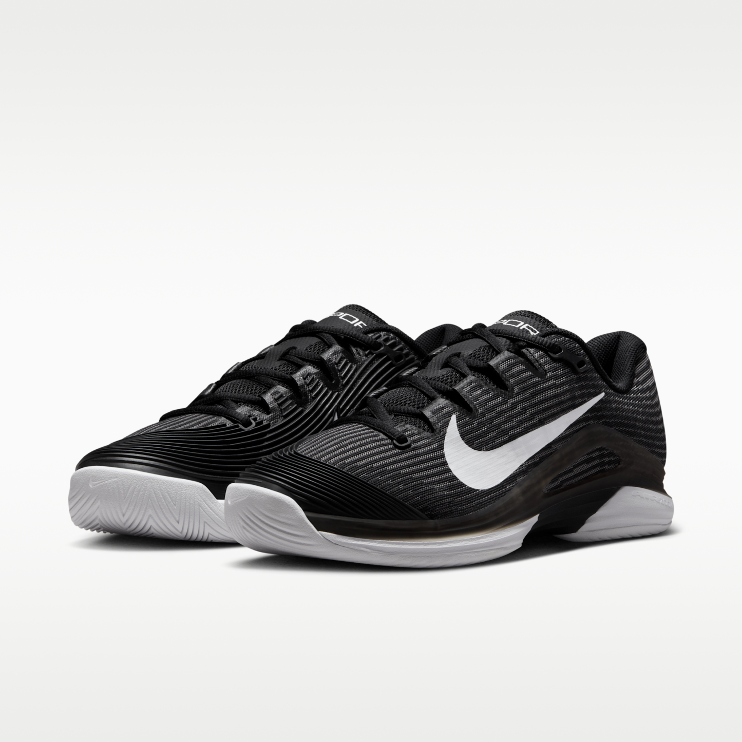 Nike Vapor 12 - Μαύρο/Dark Smoke Grey/Λευκό - 5