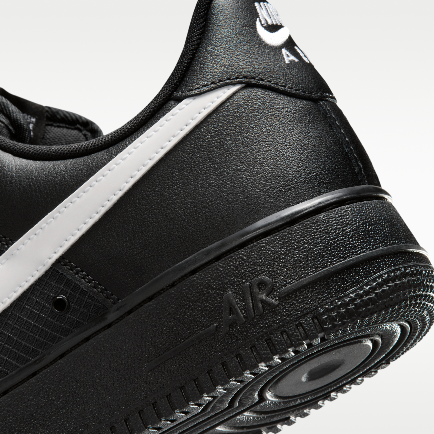 Nike Air Force 1 '07 LV8 - Μαύρο/Μαύρο/Λευκό - 8