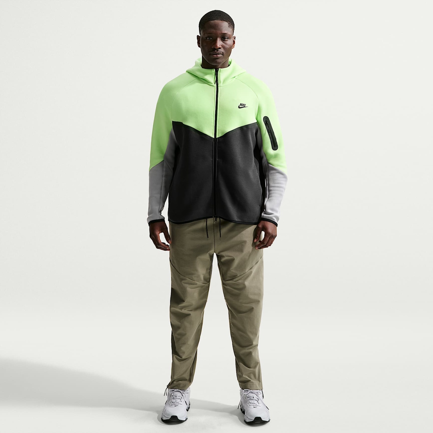 Nike Tech - Nike Tech Windrunner-Jacke aus Fleece mit durchgehendem Reißverschluss (Herren)