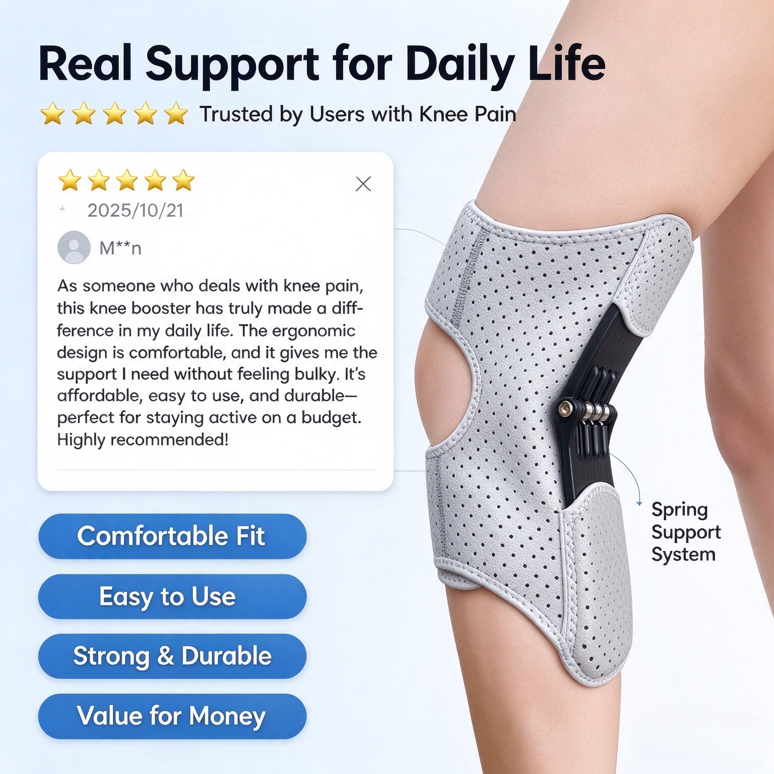 Knee booster