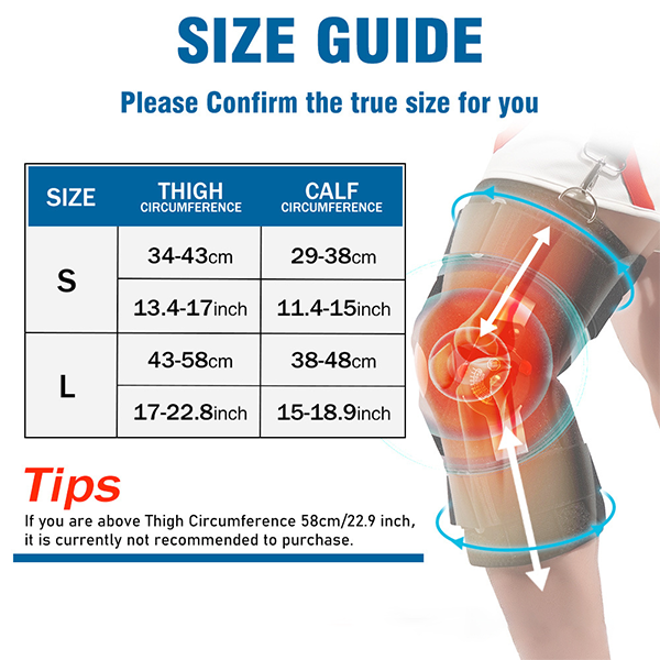 Knee fixation brace