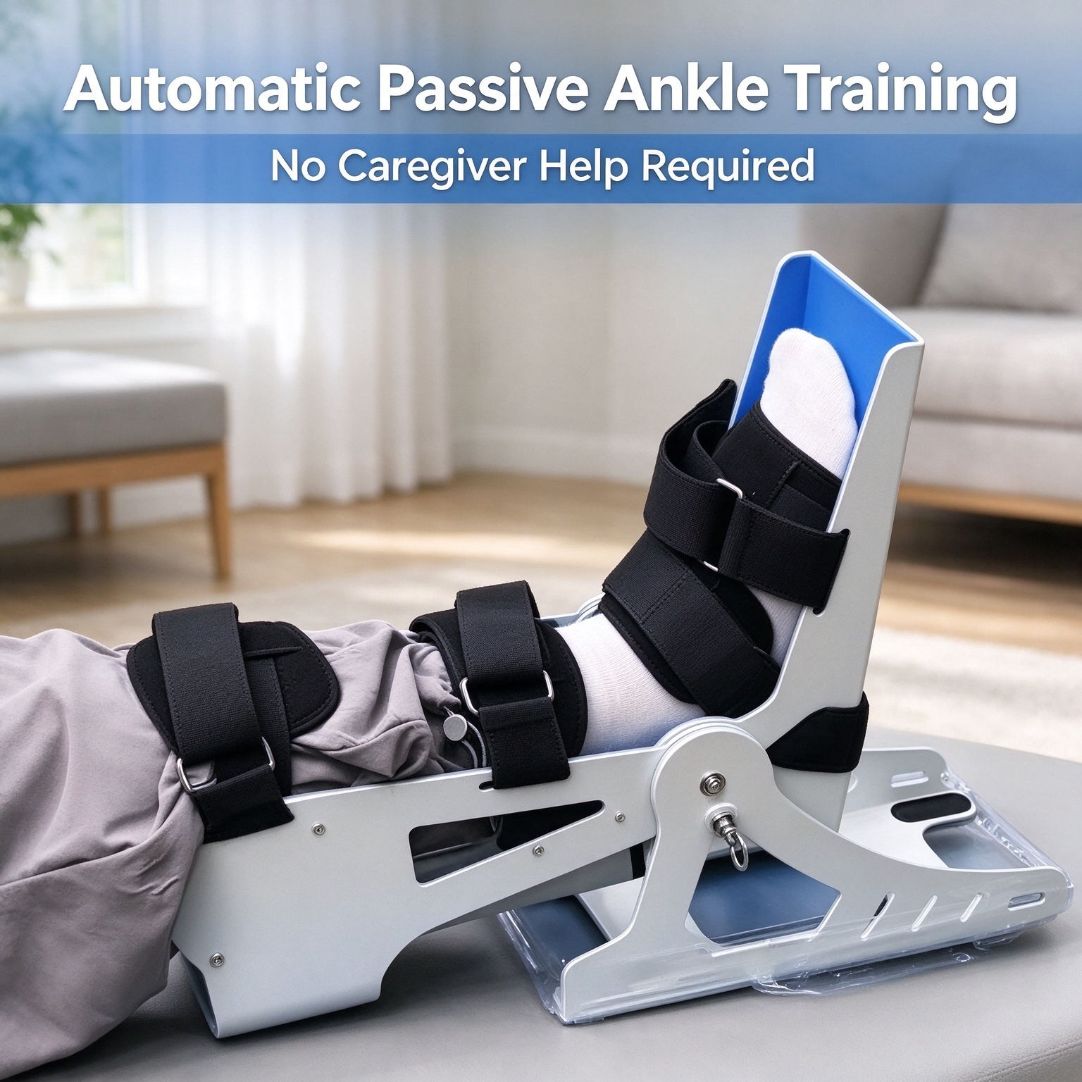 Electric Ankle Rehabilitation Trainer| Foot Drop Stroke Hemiplegia Home Ankle Mobility Recovery Device