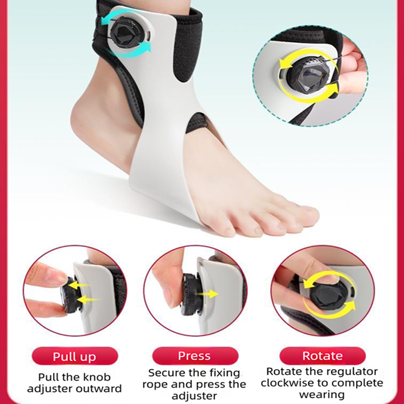  Knob-Adjustable Foot Drop Orthosis