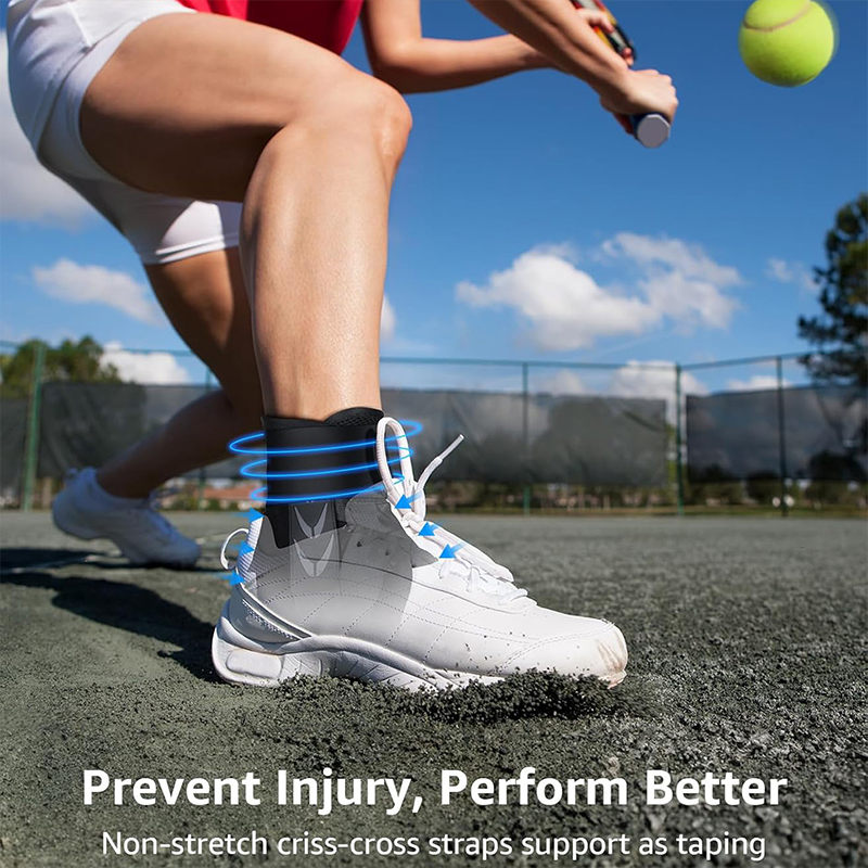 Ankle bandage brace