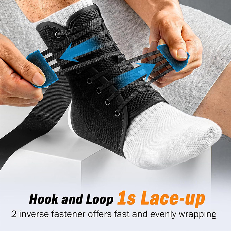 Ankle bandage brace