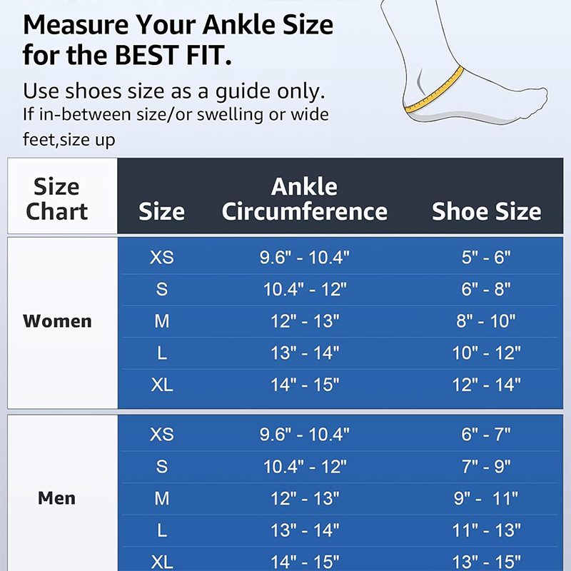 Ankle bandage brace