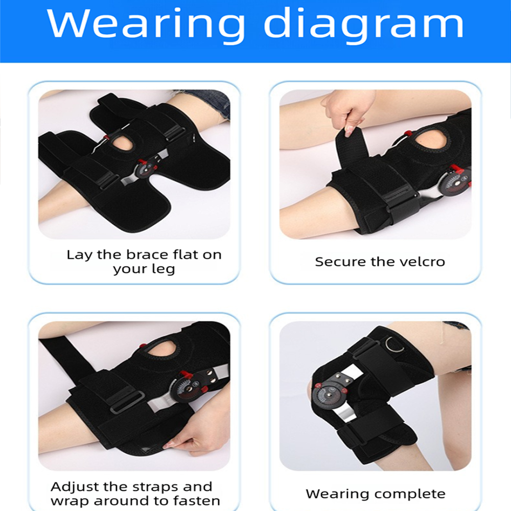 Knee fixation brace