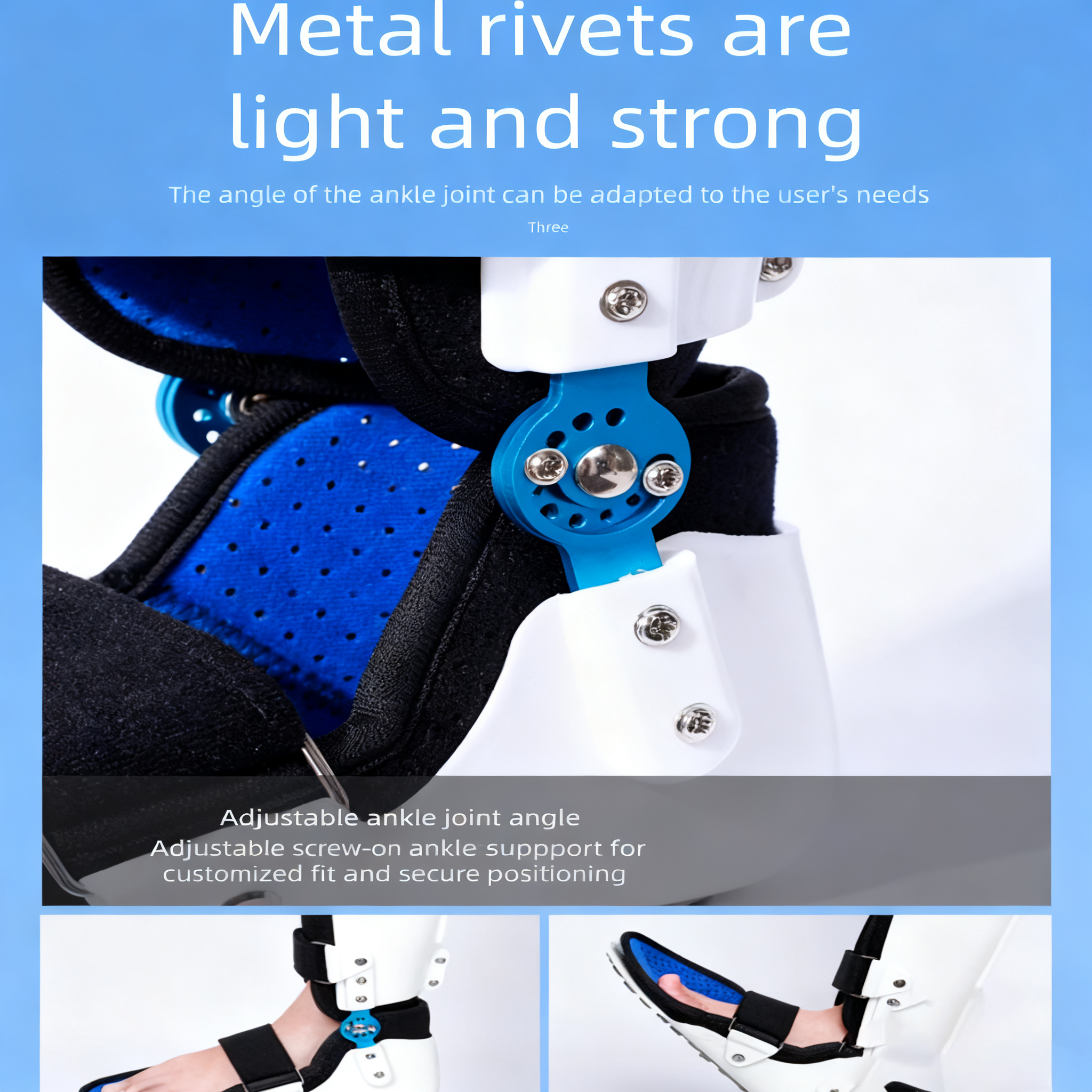 Lower limb knee joint fixation brace