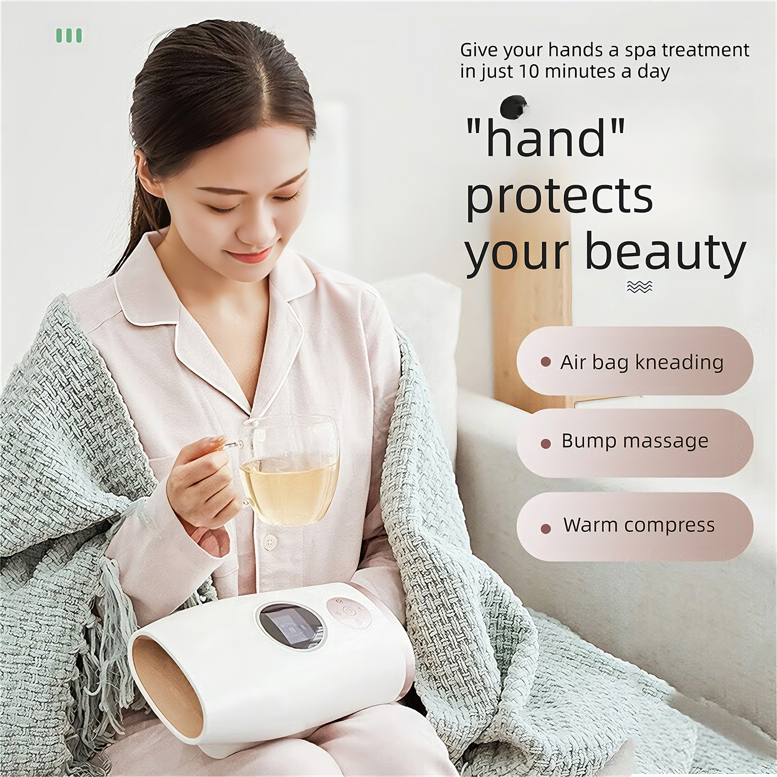 Smart LCD Hand & Forearm Massager