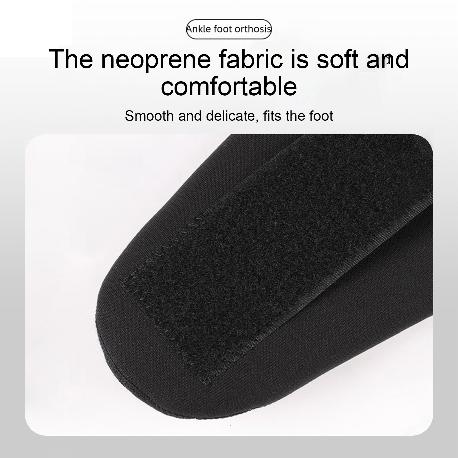 Nighttime foot drop orthosis