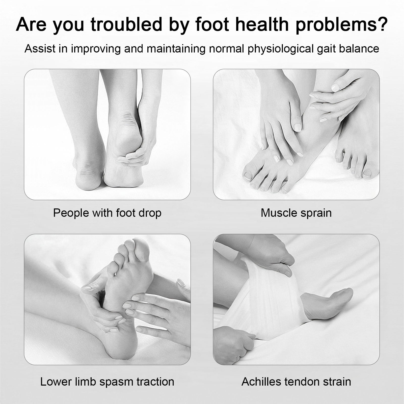 Nighttime foot drop orthosis