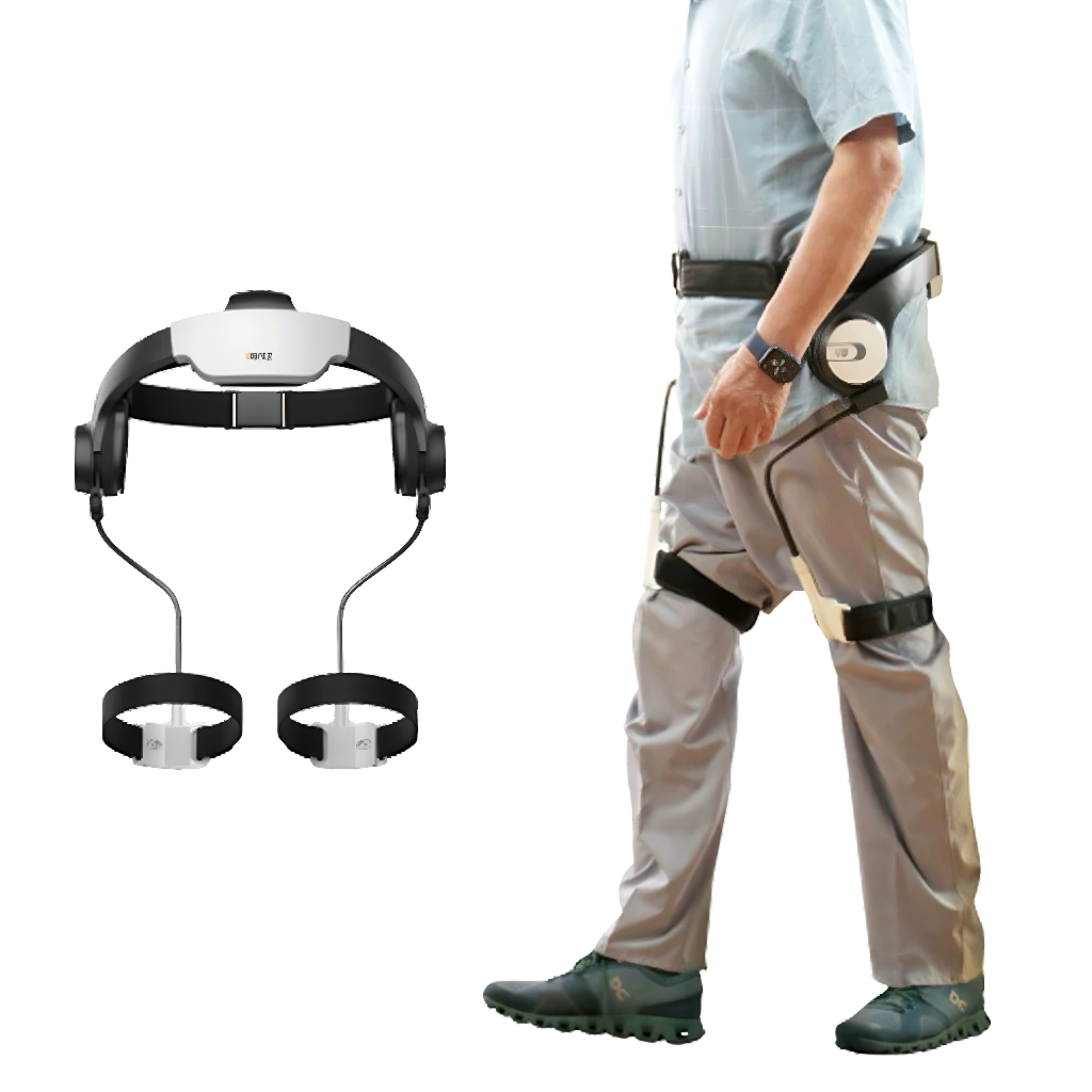 Intelligent electric walking assistance robot