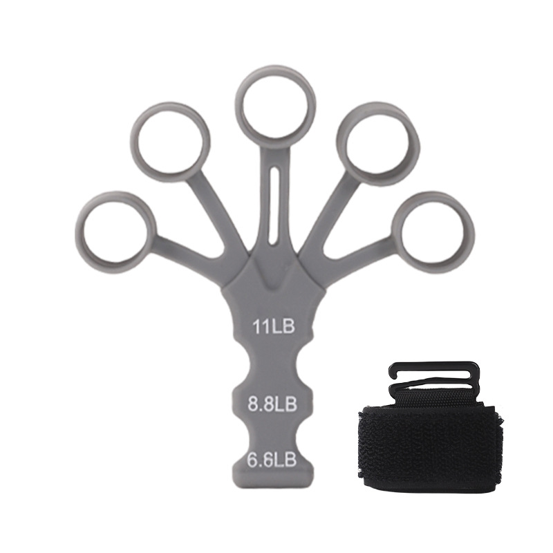 Silicone finger trainer