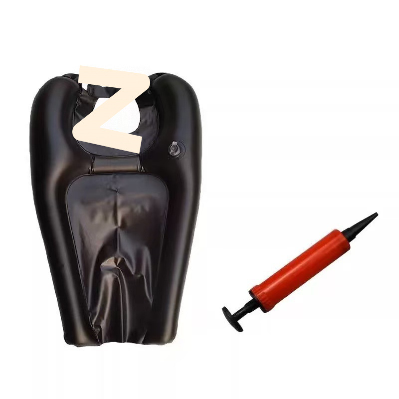 Household inflatable shampoo basin