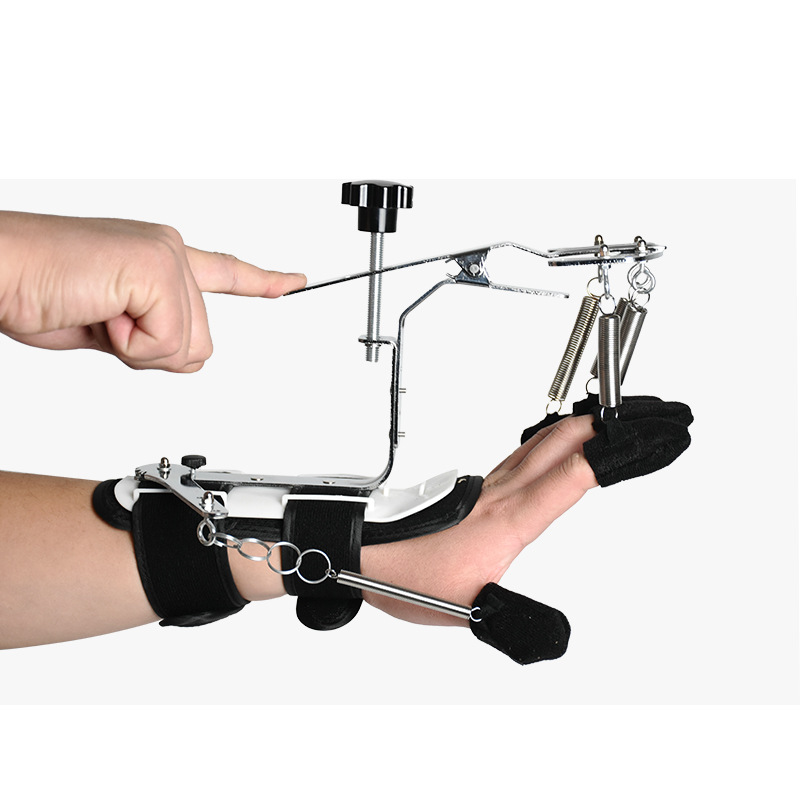 A finger flexibility exercise grip strength machine