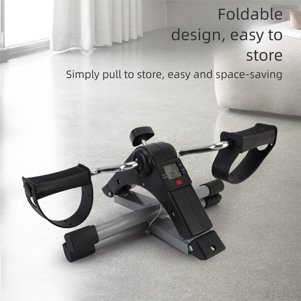Foldable Mini Stepper Machine Home Fitness Leg Training Rehabilitation Pedal Bike Small Size Health And Fitness Equipment