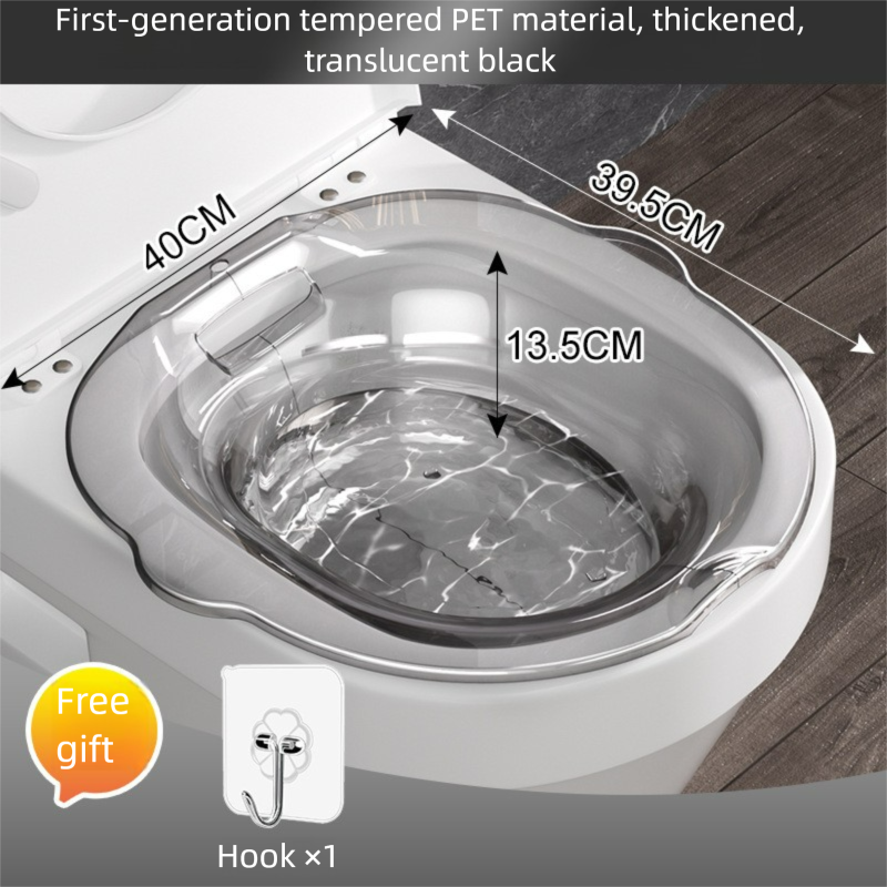 Sitz Bath Basin for Men and Women, Hemorrhoid Relief, Pregnancy and Postpartum Care, No Squatting Required, Toilet-Mounted Perineal Cleansing Basin for Pregnant Women, Postpartum Mothers, and Hemorrhoid Sufferers