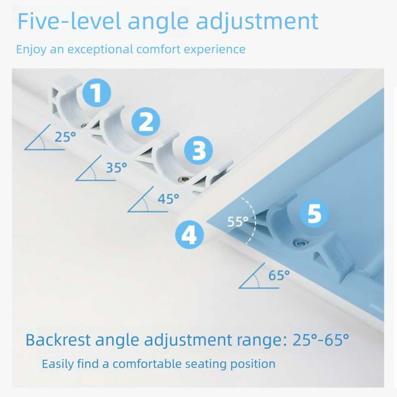Haobu Folding Bed Backrest Bracket, Elderly Care Bed Backrest Chair, Pregnant Women Bed Backrest Cushion Backrest Frame