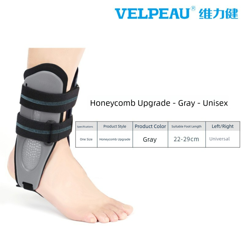 Ankle Joint Fixation Splint, Ankle Sprain and Fracture Prevention Brace, Sprain Gel-type Medical Breathable Rehabilitation Protective Gear
