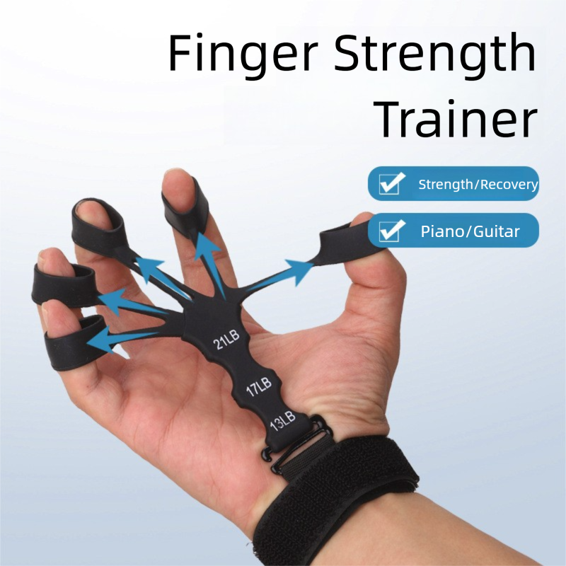 Silicone finger trainer