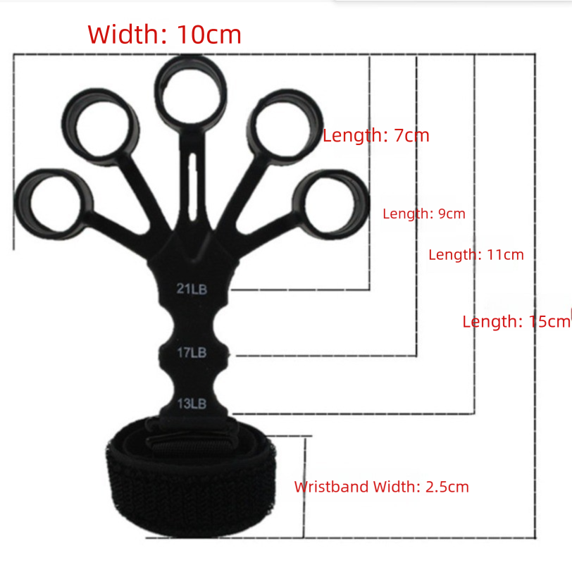 Silicone finger trainer
