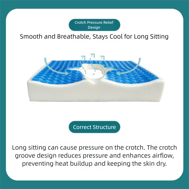 Long-term bed rest care memory foam cushion chair Seat cushion chair