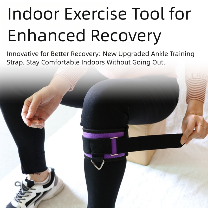 Rehabilitation learning walking foot support fixation strap