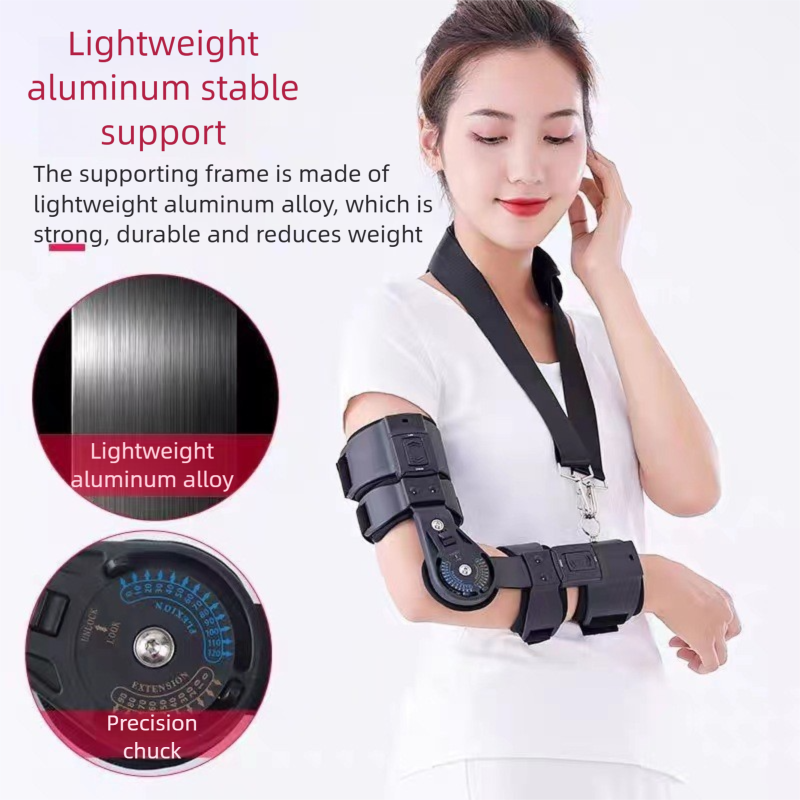 Adjustable elbow brace