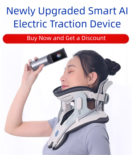 Electric neck traction device