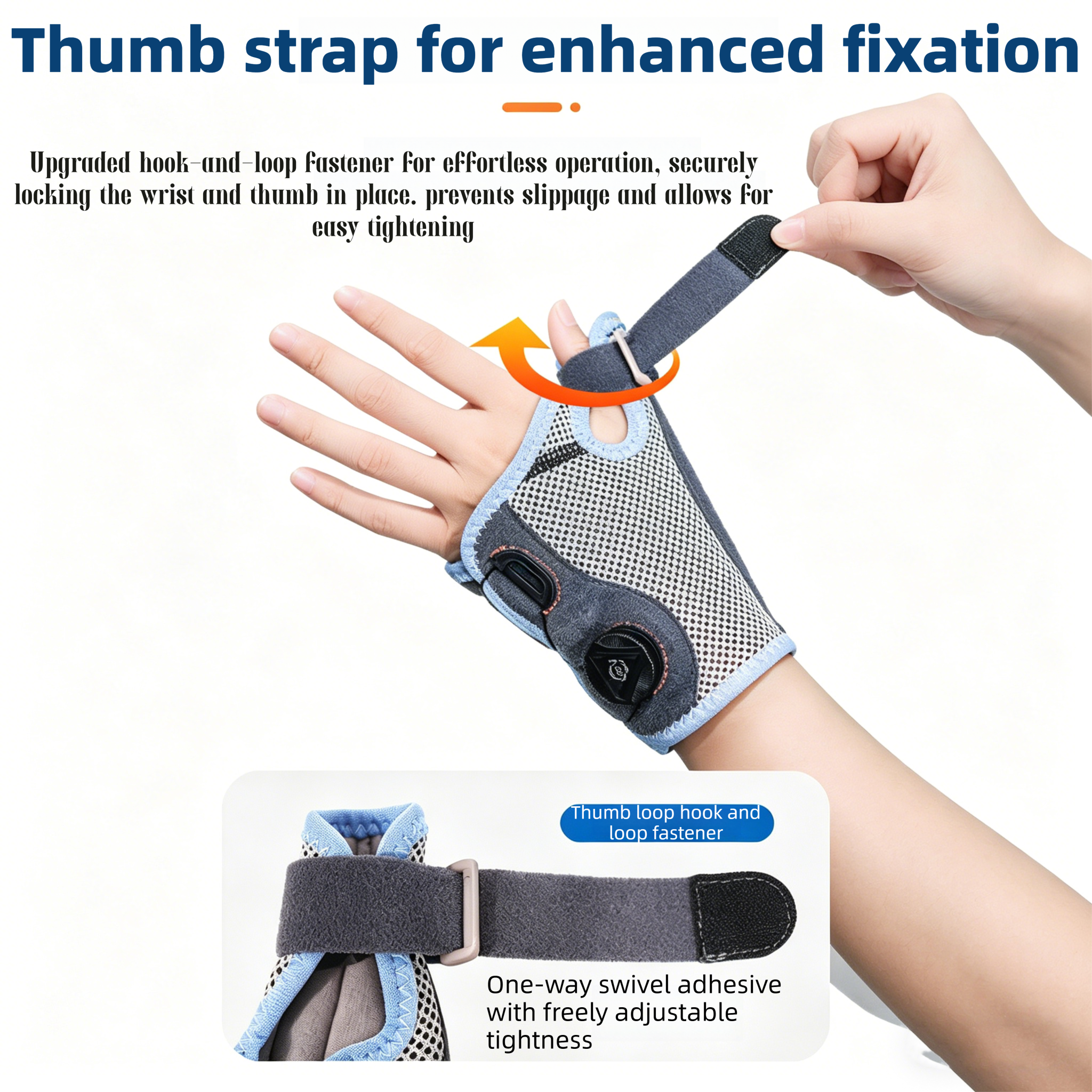 Rotating Adjustable Wrist Support Rehabilitation Brace