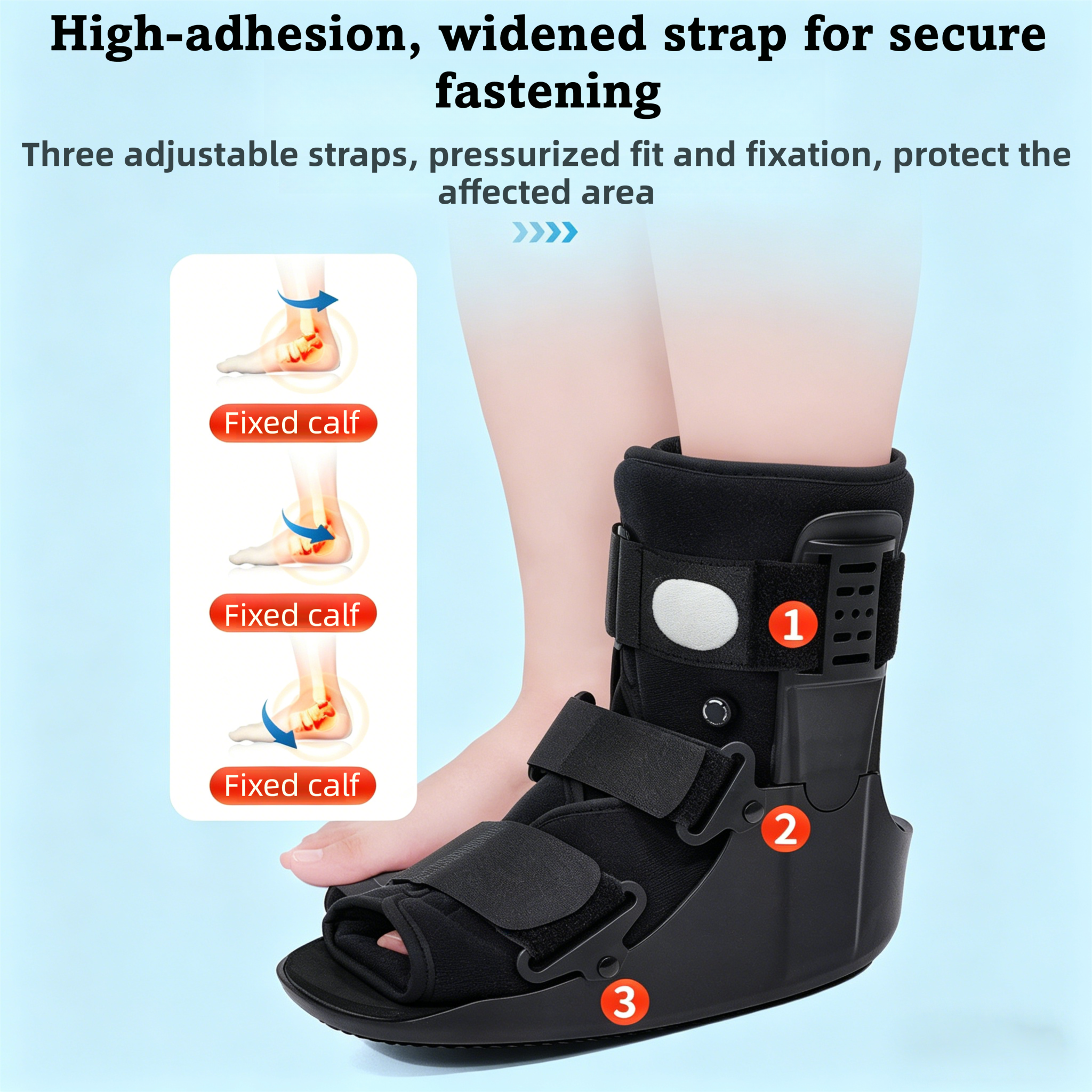 Airbag Achilles tendon boot brace