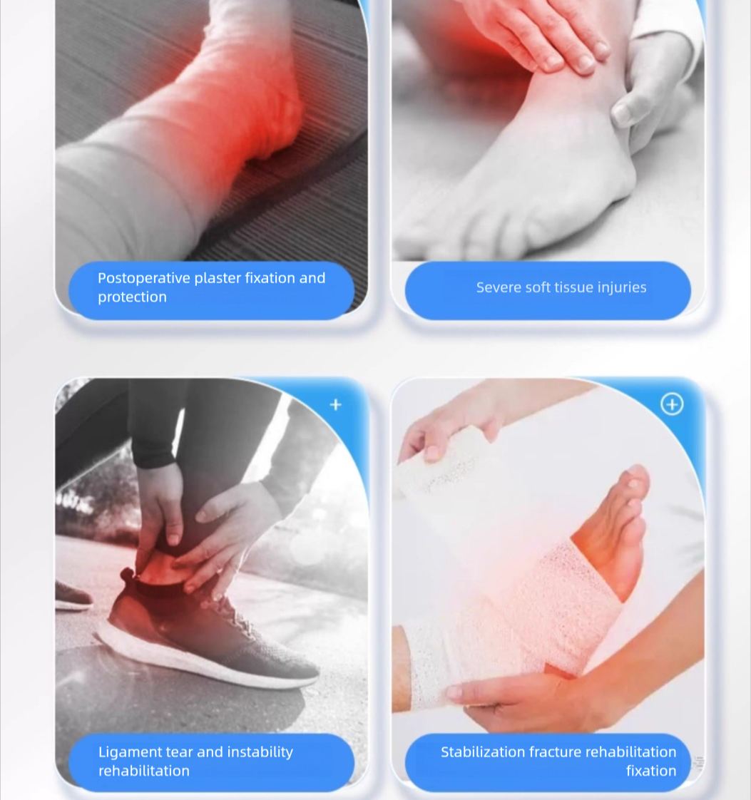 Lower limb knee joint fixation brace